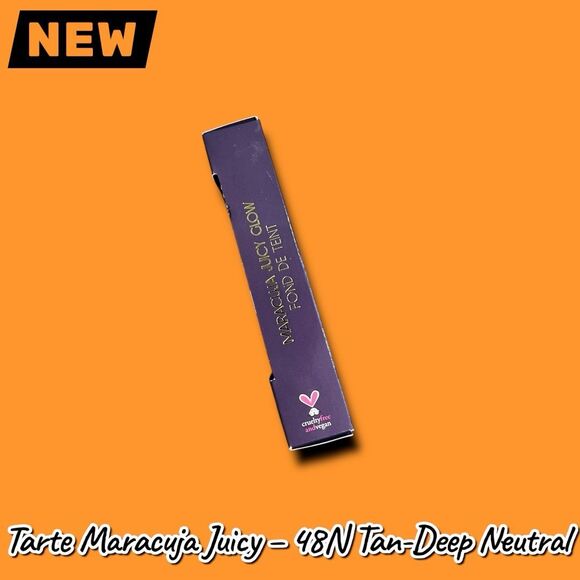 New in Box | Tarte Maracuja Juicy Glow Foundation – 48N Tan-Deep Neutral | 30 mL - Picture 5 of 6
